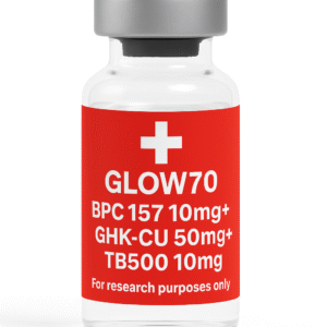 GLOW70 BPC 157 10mg+GHK-CU 50mg+TB500 10mg - 10 vials